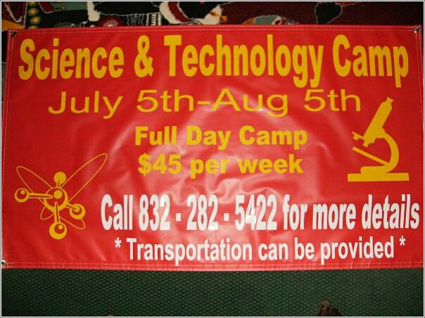 Science Tech Banner red
